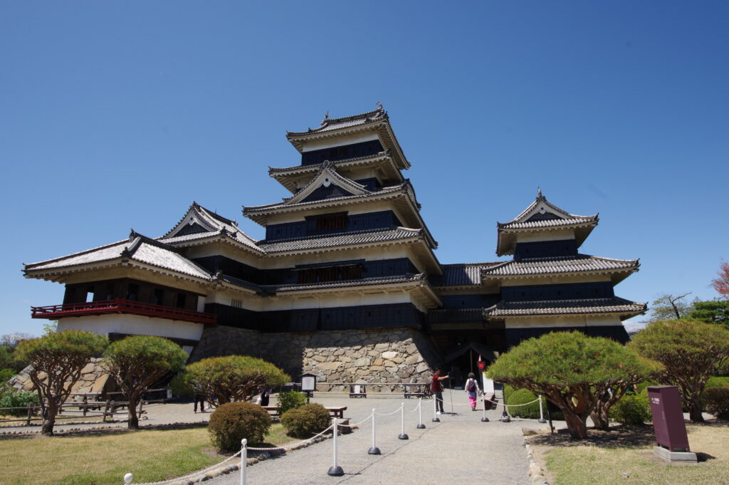 松本城天守画像