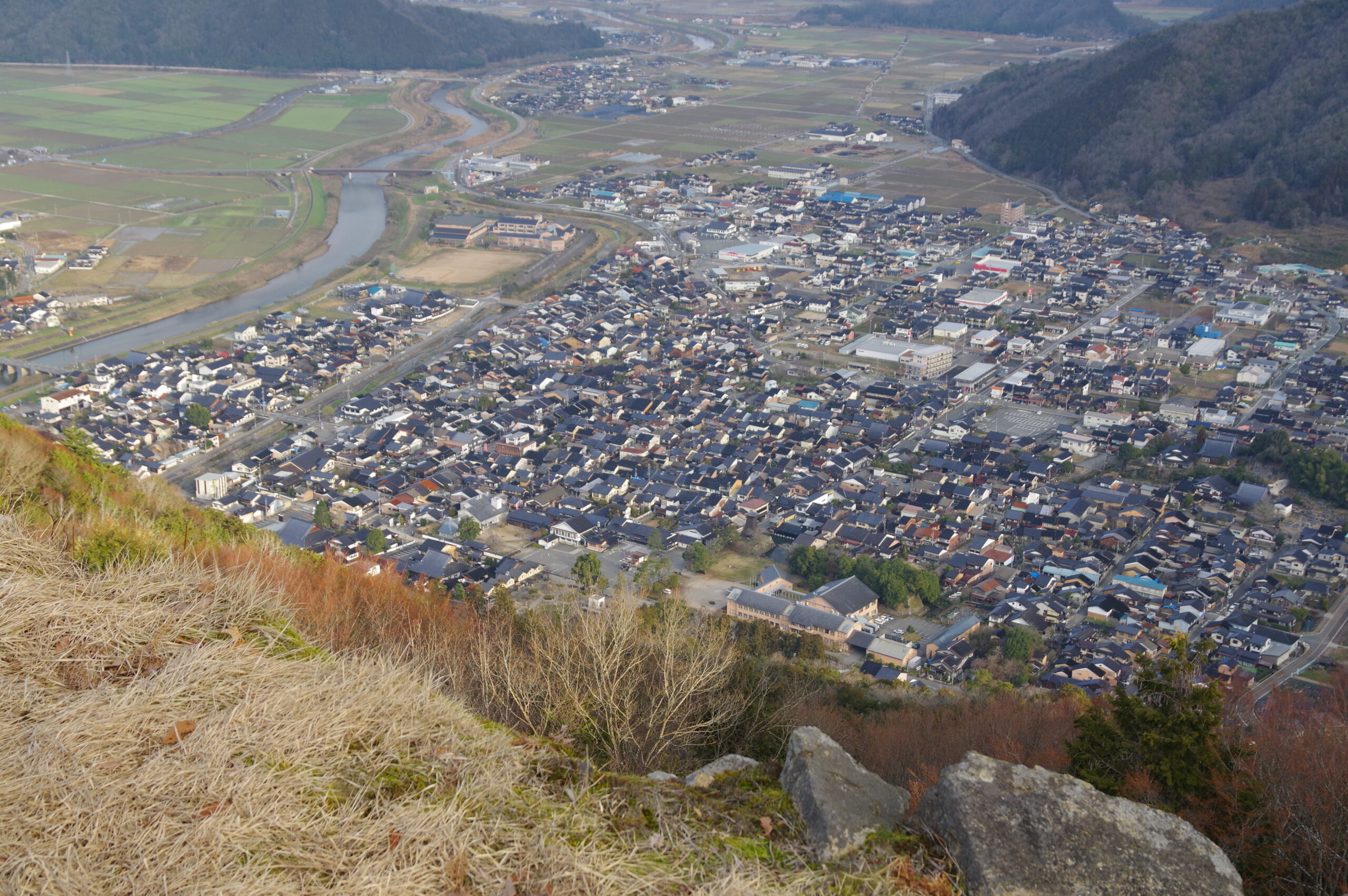 有子山城山頂よりの眺望です